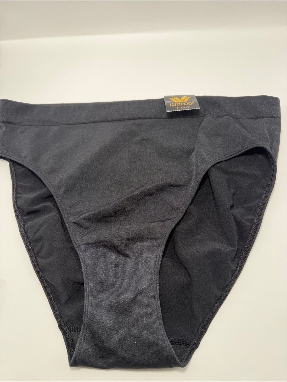 Wacoal Black High Cut Panty Size Large